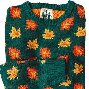 Kiel James Patrick The Big Cozy Fall Leaf Sweater - Small
